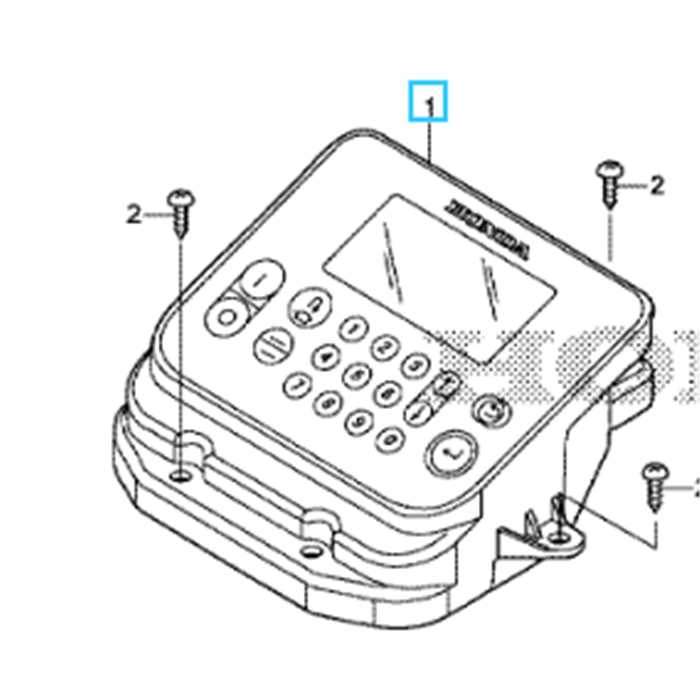 Écran + Panneau de Commande Honda Miimo 520 / 310 – Pièce d’Origine Robot Tondeuse