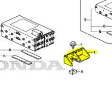 [31512-VP7-000] PLAQUE DE FIXATION BATTERIE - Honda Miimo HRM310/520/1000/1500/2500