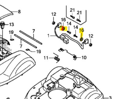 [94101-03800] RONDELLE PLATE, 3MM - Honda Miimo
