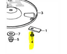 [90103-VP7-010] Vis allen de lame Miimo HRM300 HRM500