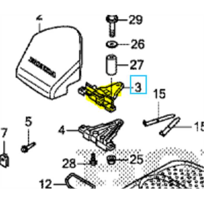 [31222-VP7-000] COUVERCLE, SUP. PRISE CHARGE - Honda Miimo HRM310/520/1000/1500