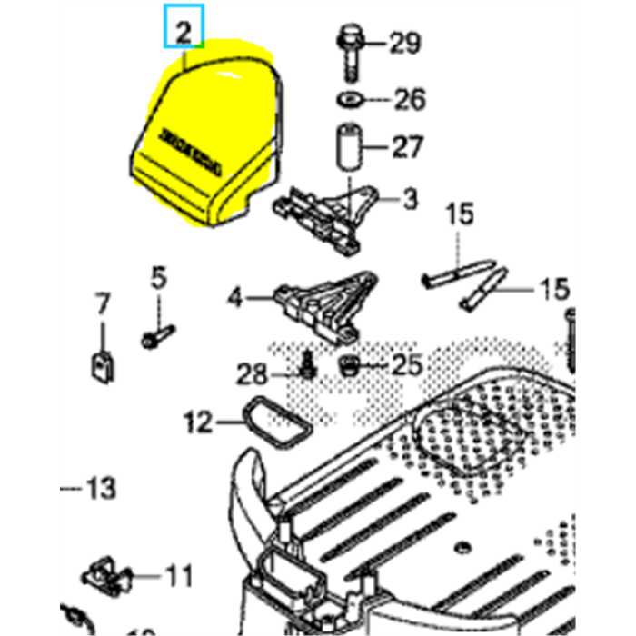 [31221-VP7-000] COUVERCLE, POSTE - Honda Miimo HRM310/520
