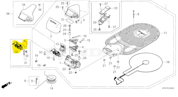 [31577-VP9-PA0] Ensemble faisceau Station Honda Miimo 3000