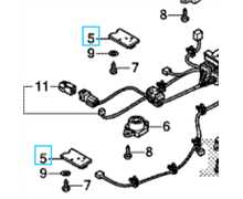 [36240-VP7-003] ENS. CAPTEUR, OBSTRUCTION - Honda Miimo HRM310/520