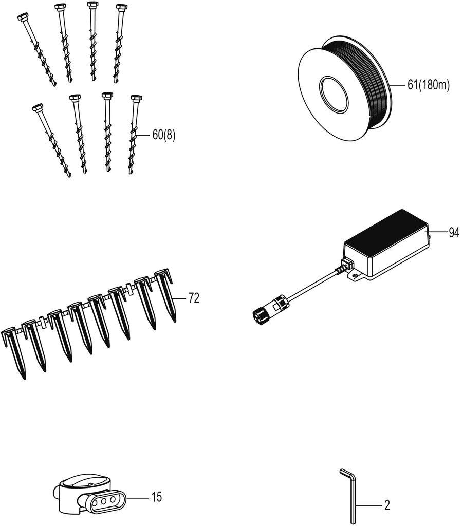 [59000231] Attaches de câble - Kress KR110