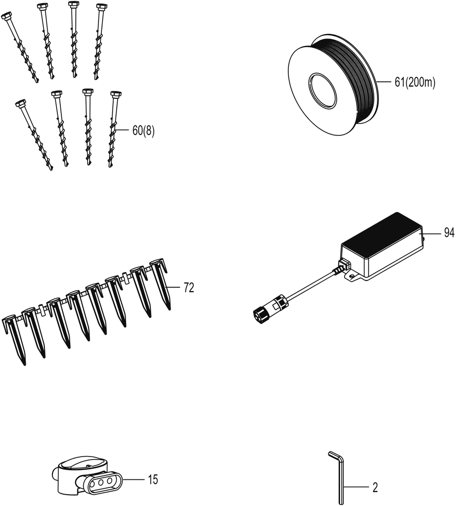 Attaches de câble - Kress KR111/KR112