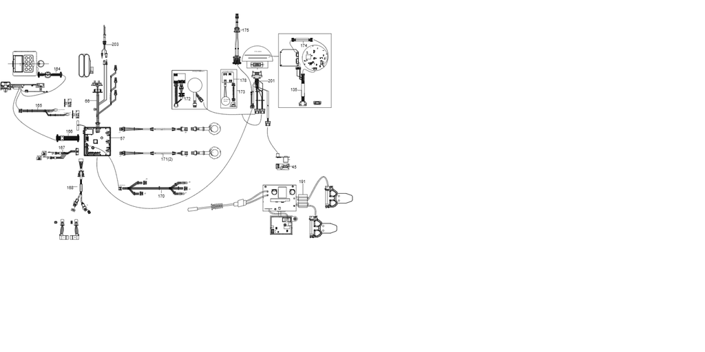 [59005295] Câble d'adaptation du moteur d'entraînement - Kress KR236E
