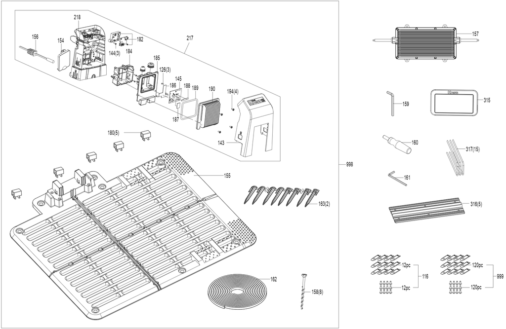 [59007073] Plaque de support pour l'accessoire anti-encastrement - Kress KR237E