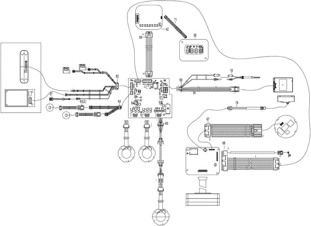 Faisceau tête RTK / carte IA - Kress (voir robots compatibles)