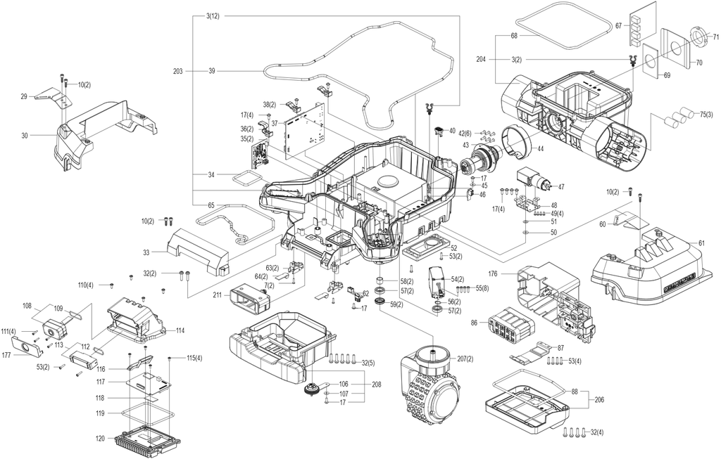 Rondelle - Kress KR280E/KR281E/KR283E/KR285E