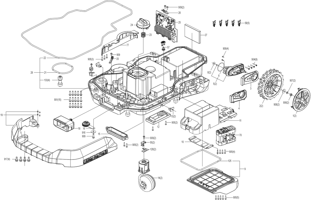 Support - Kress (voir robots compatibles)