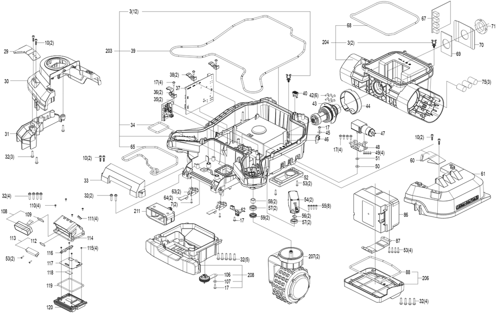 Support - Kress KR281E/KR283E/KR285E