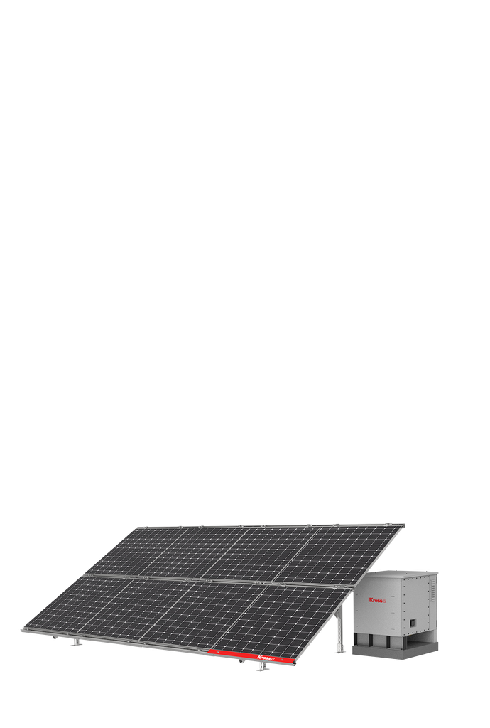 [KA2166] Station de recharge solaire pour tondeuse robotisée commerciale - Kress (accessoire robot)