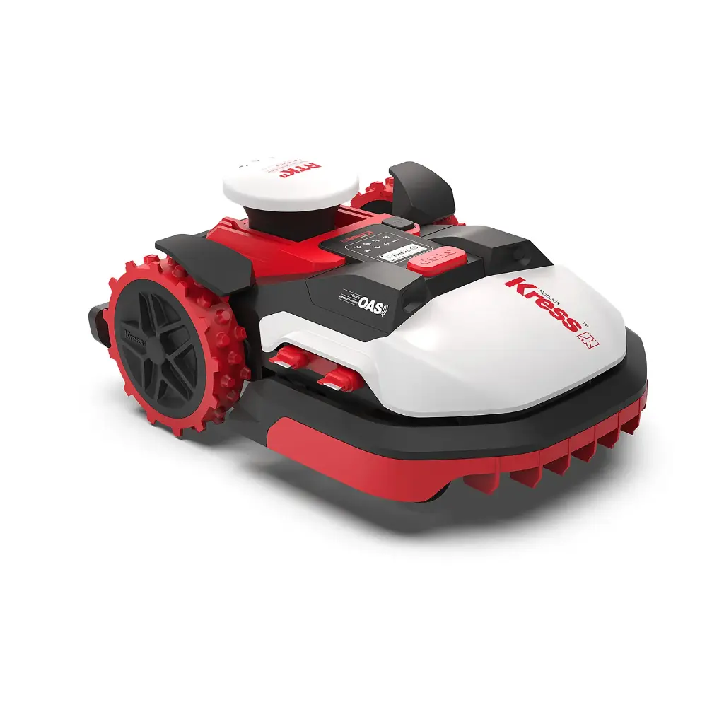 Tondeuse robot KRESS guidage GPS et RTK sans fil périférique 600 jusque 6ares KR160E.A avec évitement d'obstacle, KRESS, KR160EA