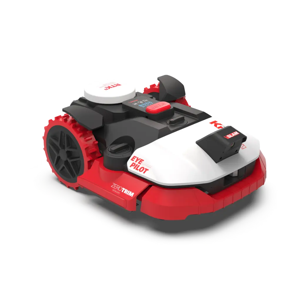 Tondeuse robot KRESS KR260ES EyePilot RTK – sans fil périphérique pour jardins jusqu'à 7 ares