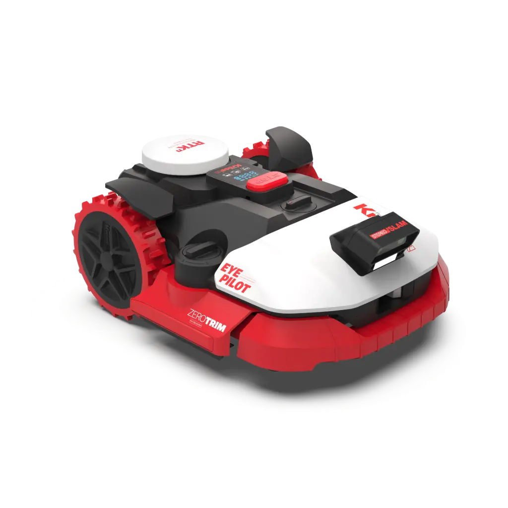 Tondeuse robot KRESS KR261ES EyePilot RTK – sans fil périphérique pour jardins jusqu'à 10 ares