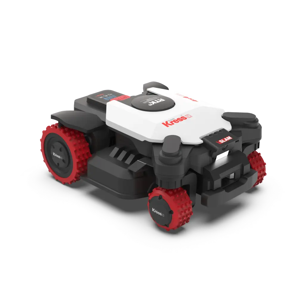 Tondeuse robot 4x4 KRESS KR280E EyePilot RTK – sans fil périphérique pour jardins jusqu'à 8 ares