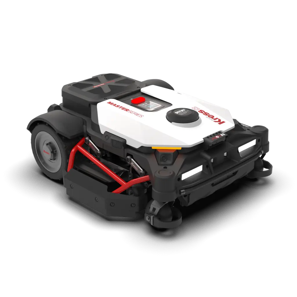 Robot tondeuse KRESS KR238E Mega RTK avec GPS et évitement d'obstacles – jusqu'à 88 000 m²