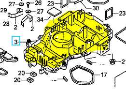 [50101-VP7-010] Chassis inférieur Miimo 310-520 1ere version