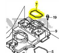 [50106-VP7-000] Joint écran HONDA Miimo300 Miimo500 Miimo310 Miimo520