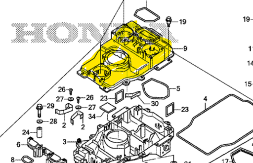 [50111-VP7-020] Chassis supérieur Miimo 310-520