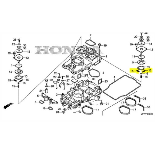 [63203-VP7-000] Ressort collision Miimo 63203-VP7-000