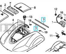 [63305-VP7-000] Barre couvercle HONDA Miimo