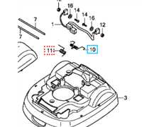 [63308-VP7-000] Ressort couvercle HONDA Miimo