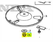 [90304-VP7-003] Ecrou auto-blocant m8 Miimo HONDA