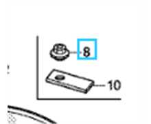 [90305-VP7-000] Ecrou de lame Miimo 310-520