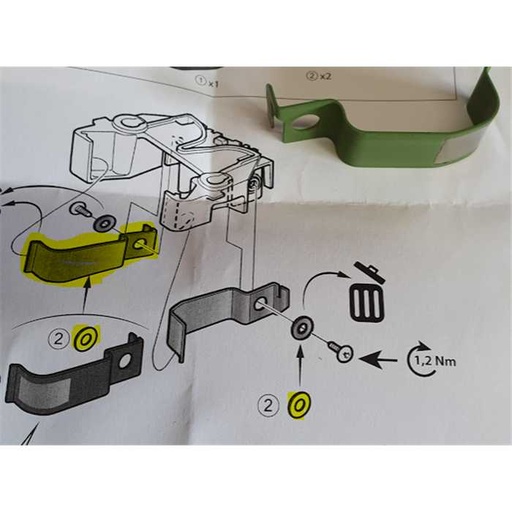 [06311-VP9-000] lamelle de charge droite kit modification  HONDA Miimo 3000