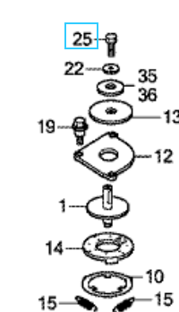 [92101-05012-0A] boulon exagonale m5x12 