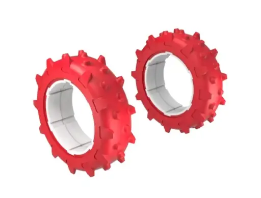 [KRESS KA0222] (KA0222) Roues à pointes pour KR133E, KR136E, KR233E, KR234E, KR235E, KR236E, KR237E